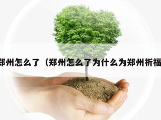 郑州怎么了（郑州怎么了为什么为郑州祈福）