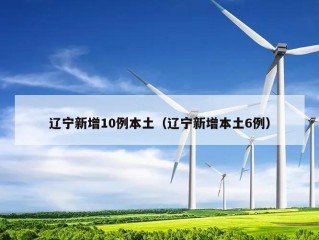 辽宁新增10例本土（辽宁新增本土6例）
