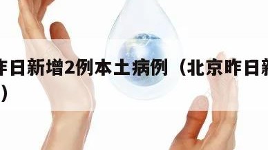 北京昨日新增2例本土病例（北京昨日新增本土9例）